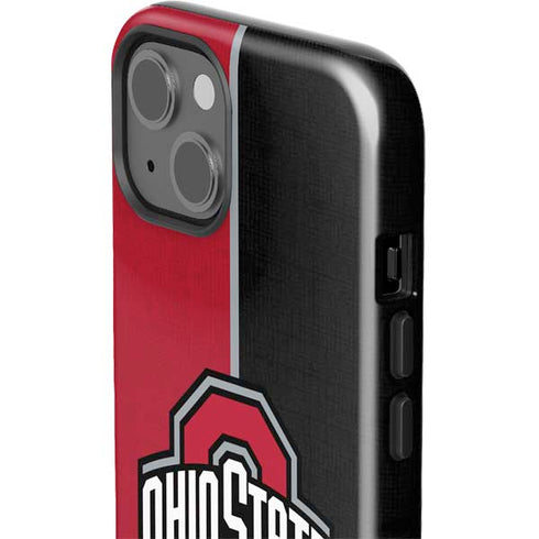 Ohio State University OSU Buckeyes Split iPhone 15 Impact Case
